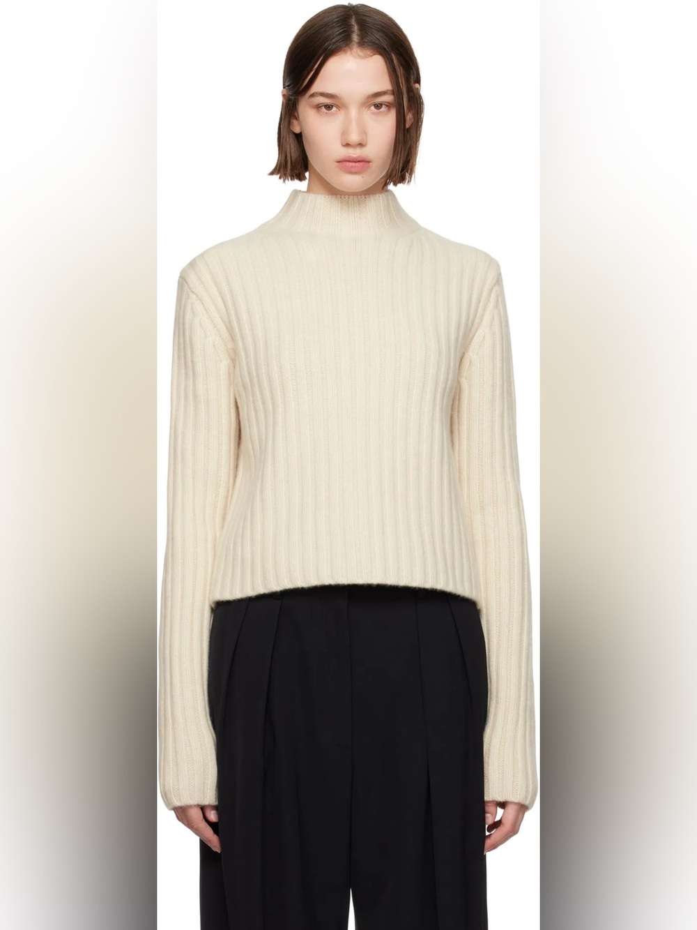 toteme Petite Chunky Rib Knit Sweater